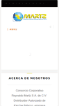 Mobile Screenshot of martz.com.mx